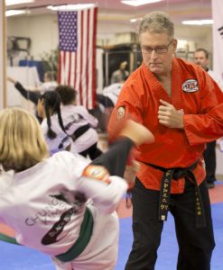 Duane Spellious with student