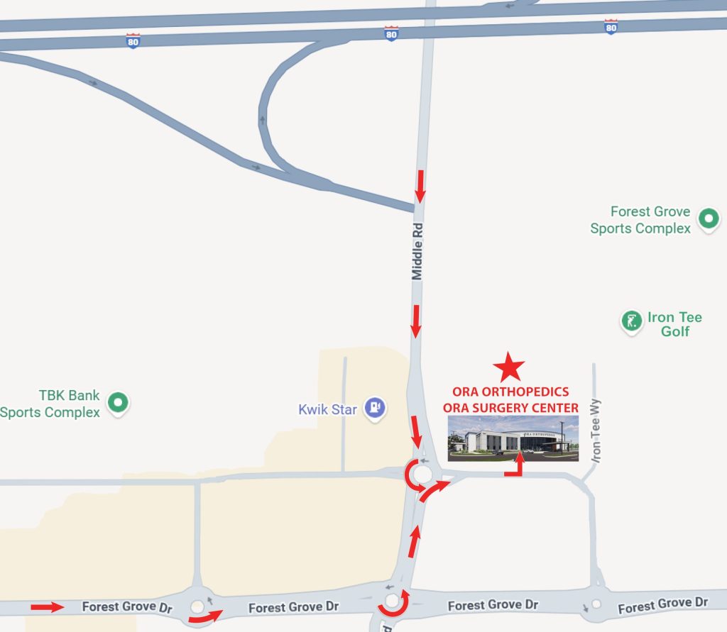 ORA Map - New Bettendorf Campus