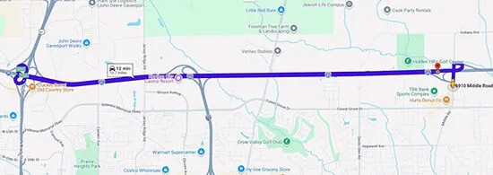 EB I on ramp detour